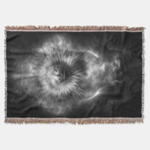 A-Synchronous Ethereal Clouds Throw Blanket