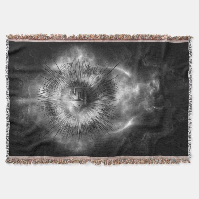 A-Synchronous Ethereal Clouds Throw Blanket (Front)