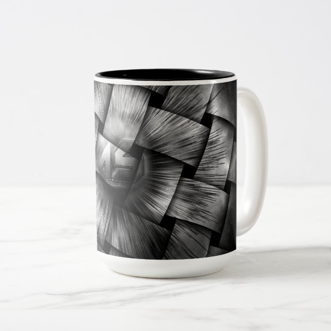 A-Synchronous Ethereal Clouds Two-Tone Coffee Mug (Front Right)