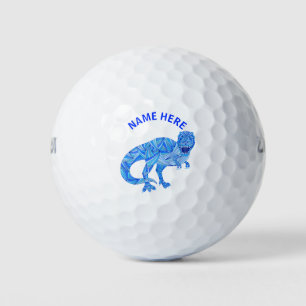 A T-Rex Dinosaur Colourful Prehistoric Animal Golf Balls