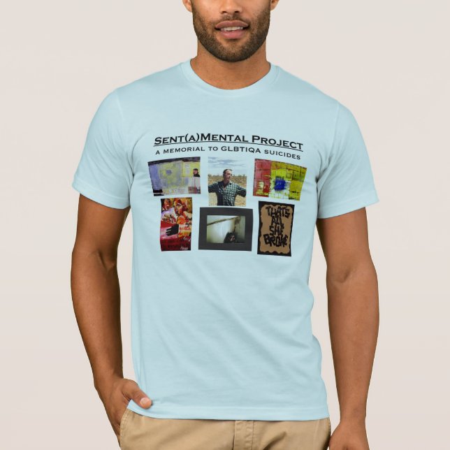 (A) T-shirt mental envoyé de projet (Devant)