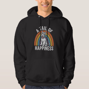 A Tail of Happiness Scottish Terrier Dog Retro Rai Hoodie