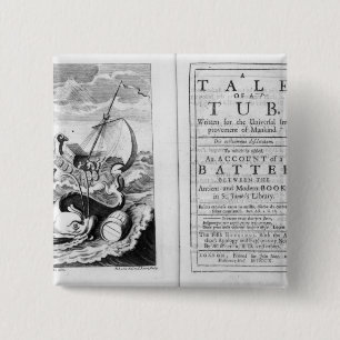 'A Tale of a Tub' 2 Inch Square Button