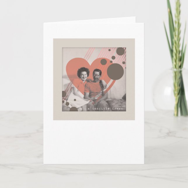 a tangible dream holiday card (Front)