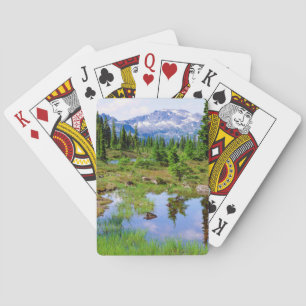 A tarn in the backcountry of Vancouver Island Playing Cards
