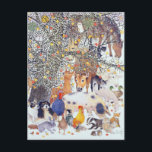 A Tasty Treat Postcard<br><div class="desc">A Tasty Treat (oil on canvas)  Scott  Pat / Private Collection / Bridgeman Images Farm Animals Domestic Animals - pets Domestic Animals Farm Animals Mammals</div>