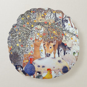 A Tasty Treat Round Pillow