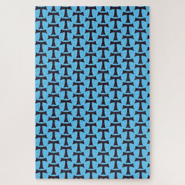 A tau cross Saint Anthony cross Jigsaw Puzzle (Vertical)