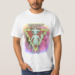 A TBA Alien One Earth Invasion  T-Shirt