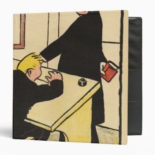 A teacher reprimands his pupil from Crimes Binder