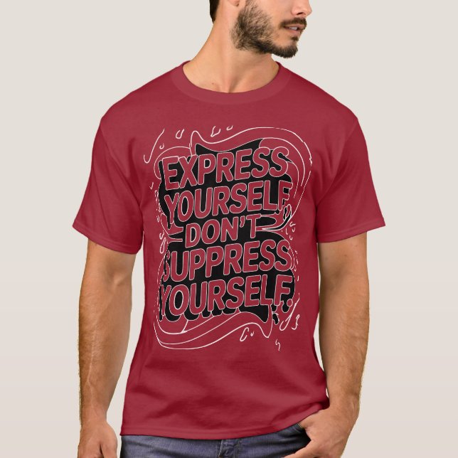 A Tee for Bold Self-Expression! (Front)