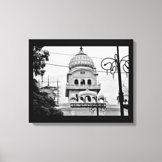 A Temple in India Canvas Print (Front)