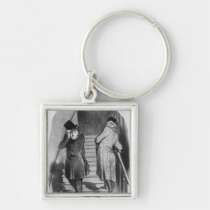 A tenant who owes three terms keychain