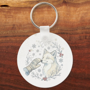 A Tender Winter Boop Keychain