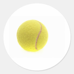 A tennis ball classic round sticker