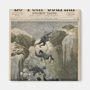 A Terrible Accident in the Alps Magnet