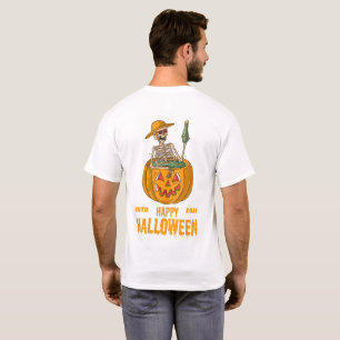 A terrifying Halloween adventure in the ghost worl T-Shirt