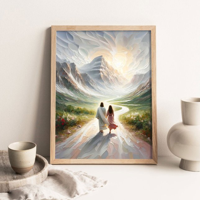 A Test of Faith, Modern Christian Art, Jesus Chris Poster (Creator Uploaded)