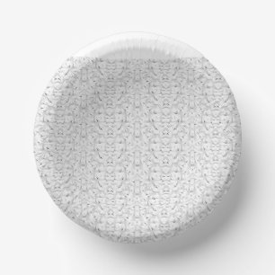 A textured pattern featuring white and grey hues, paper plate