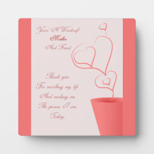 A Thank You To Mom  Plaque