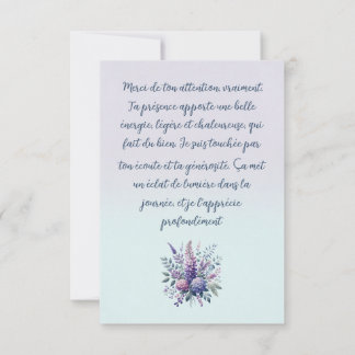 A Thank You with Delicacy - Blue Bird Card
