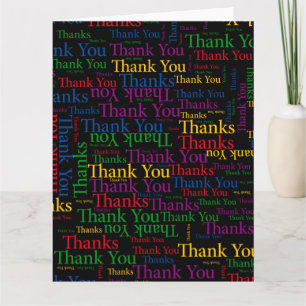 A Thankful Type To Say Thank You So Much