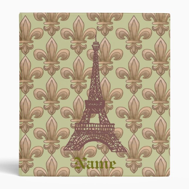 A The Eiffel Tower Binder (Front)