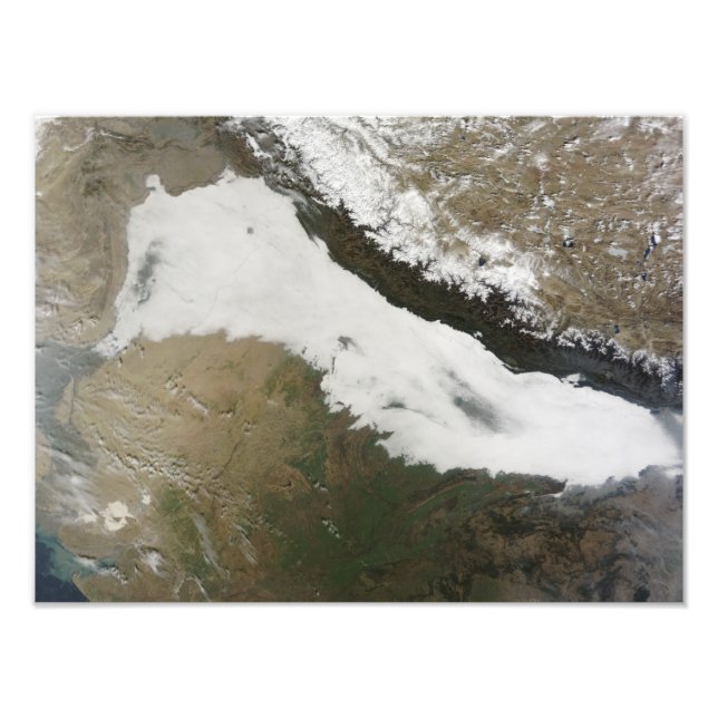 A thick bank of low clouds photo print (Front)