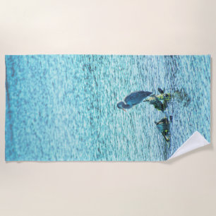 A Thinker Beach Towel