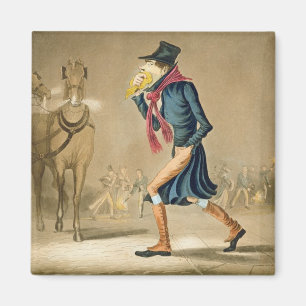 A Thoroughbred November & London Particular, engra Magnet