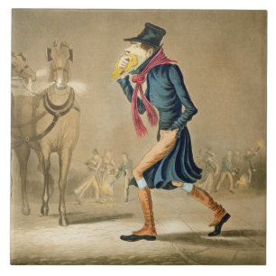 A Thoroughbred November & London Particular, engra Tile