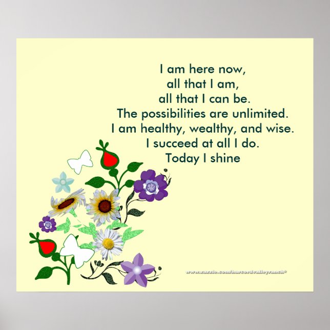 A Thought for the Day Poster (Front)