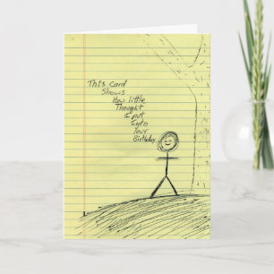 A Thoughtful Birthday Card