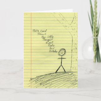 A Thoughtful Birthday Card