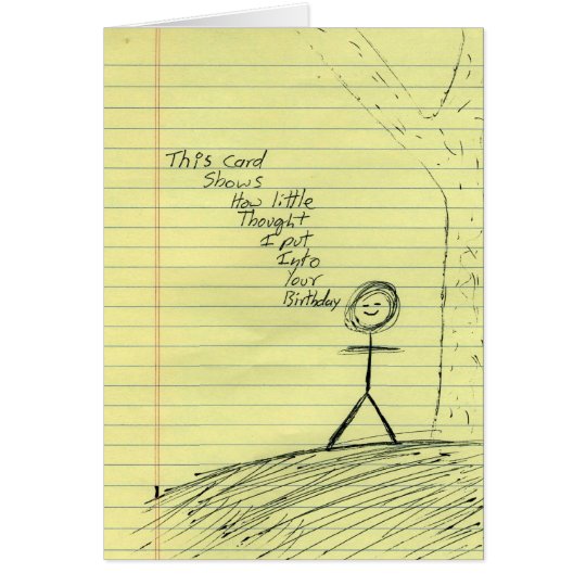 A Thoughtful Birthday Card