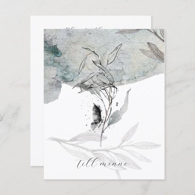 A thoughtfully designed sympathy card (Front/Back)