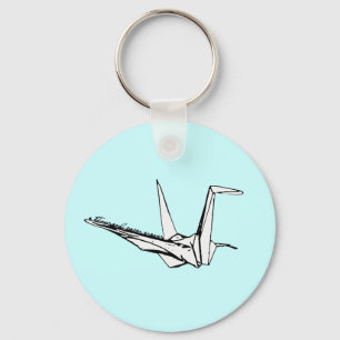 a thousand paper cranes keychain