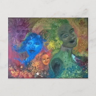 A Thousand Sisters Laughing Postcard