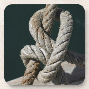 A Tied Knot On A Jetty Portugal Coaster