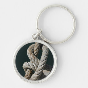 A Tied Knot On A Jetty Portugal Keychain