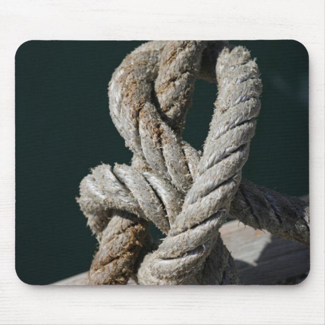 A Tied Knot On A Jetty | Portugal Mouse Pad (Front)