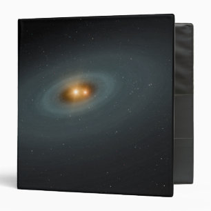 A tight pair of stars and a surrounding disc binder