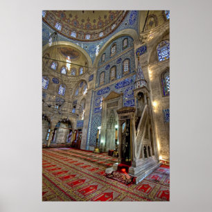 A Tile Paradise; Sokollu Mehmet Pasha Mosque Poster