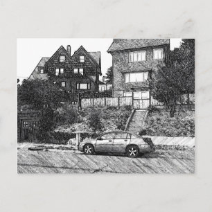 A Timber House in the Berkeley Hills Postcard