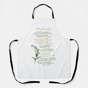 A time for everything - Ecclesiaste 3: 1-8  Apron
