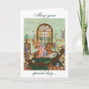 "A Time For Pretending" Card