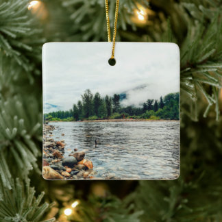 "A Time for Reflection" Ceramic Ornament
