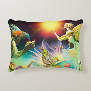 A Time of Recompense Oil Painting Accent Pillow