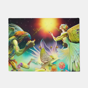 A Time of Recompense Oil Painting Doormat