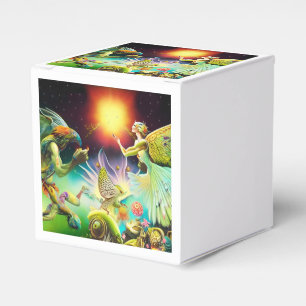 A Time of Recompense Oil Painting Favor Box